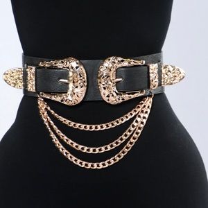 Beautiful gold and black belt